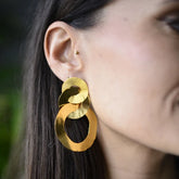 Boucles d'oreilles triple anneaux Noces de Cana 3